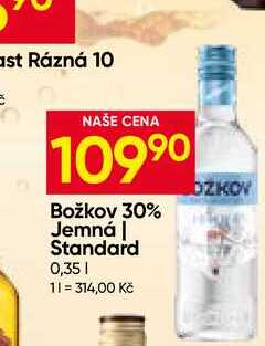 Božkov 30% Jemná 0,35L