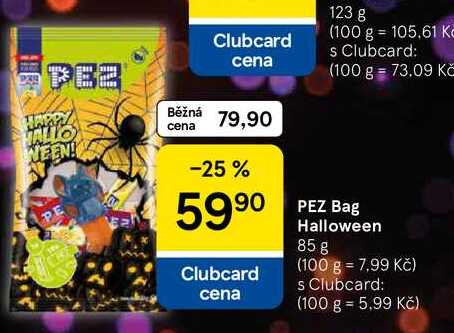 PEZ Bag Halloween, 85 g