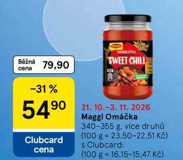 Maggi Omáčka, 340-355 g, více druhů