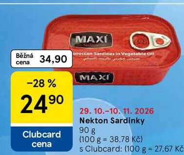 Nekton Sardinky, 90 g 