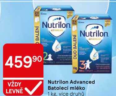 Nutrilon Advanced Batolecí mléko, 1 kg Tesco