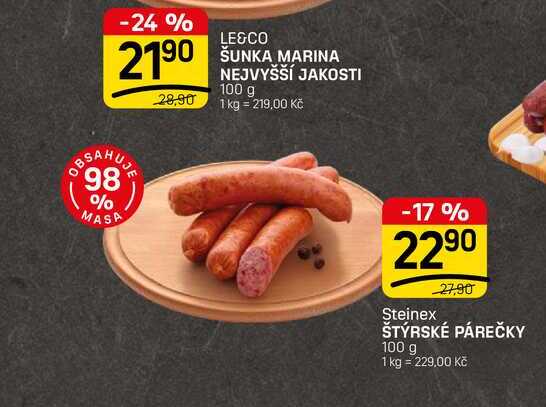 ŠTÝRSKÉ PÁREČKY 100 g