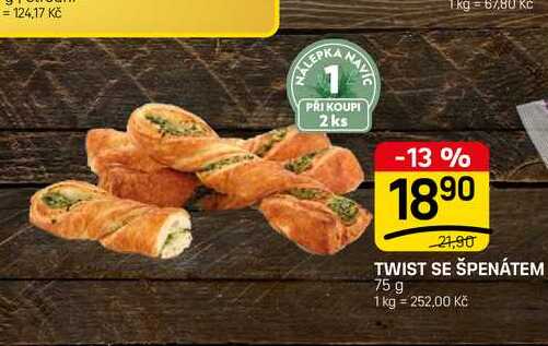 TWIST SE ŠPENÁTEM 75 g