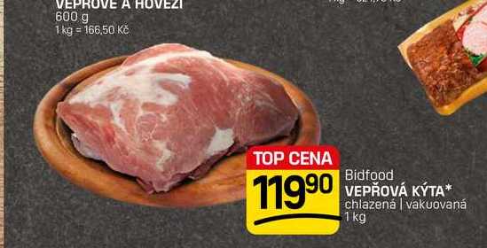VEPŘOVÁ KÝTA* chlazená vakuovaná 1 kg