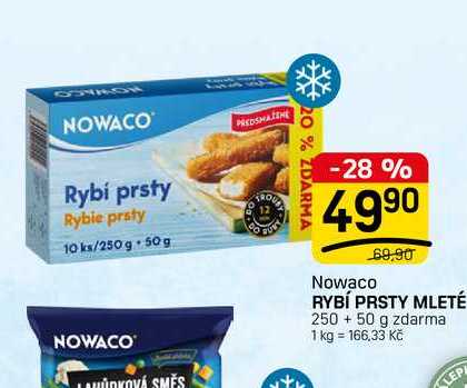 RYBÍ PRSTY MLETÉ 250 + 50 g zdarma 