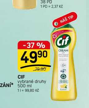 CIF vybrané druhy 500 ml