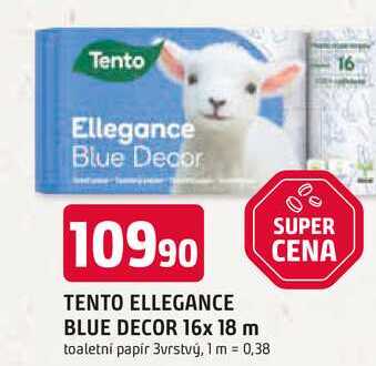 Tento Ellegance toaletní papír 16 rolí Trefa