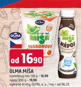 OLMA MÍŠA tvarohový mls 130 g