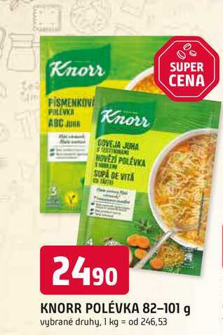 KNORR POLÉVKA 82-101 g 
