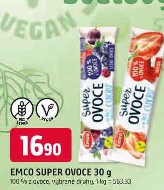 EMCO SUPER OVOCE 30 g 