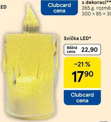 Svíčka LED