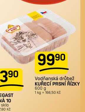 KUŘECÍ PRSNÍ ŘÍZKY 600 g