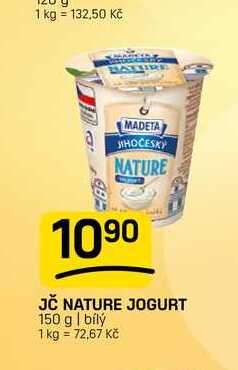 JČ NATURE JOGURT 150 g | bílý