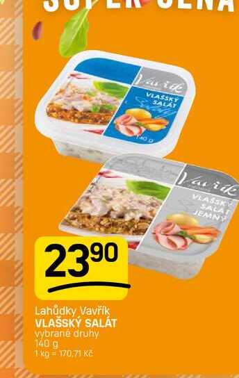 VLAŠSKÝ SALÁT vybrané druhy 140 g
