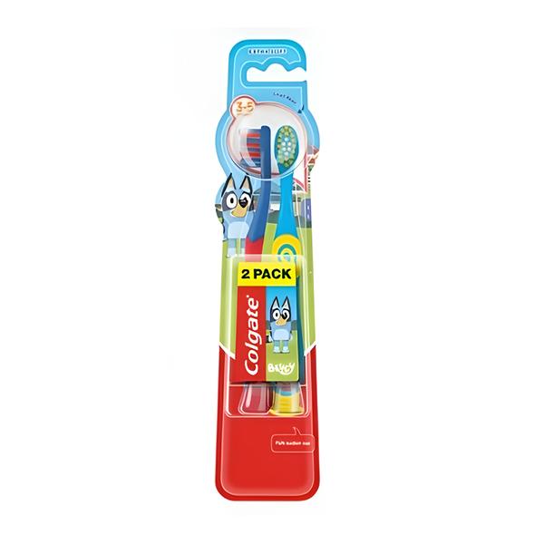 Colgate Kids Bluey Dětský zubní kartáček 3-5 let Duopack