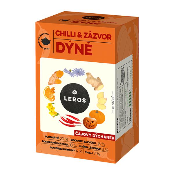 Leros Čajový Dýchánek, CHilli & Zázvor Dýně