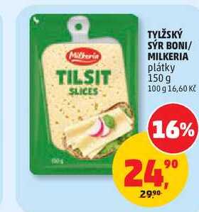 TYLŽSKÝ SÝR BONI/ MILKERIA plátky, 150 g
