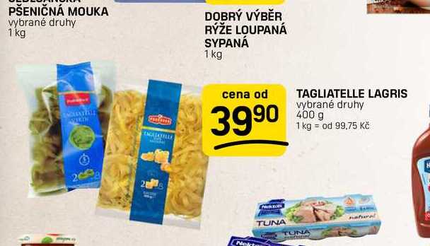 TAGLIATELLE LAGRIS vybrané druhy 400 g