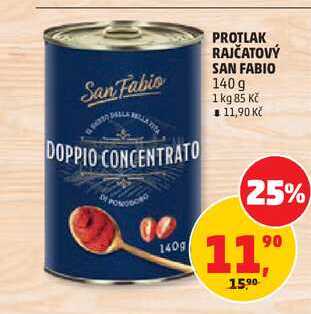 PROTLAK RAJČATOVÝ SAN FABIO, 140 g