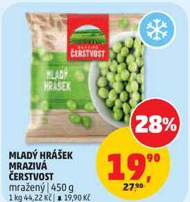 MLADÝ HRÁŠEK MRAZIVÁ ČERSTVOST mražený, 450 g 