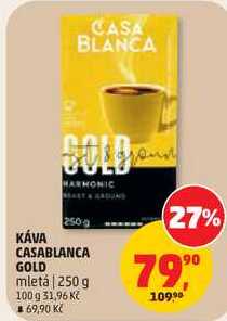 KÁVA CASABLANCA GOLD mletá, 250 g
