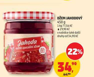 DŽEM JAHODOVÝ, 450 g