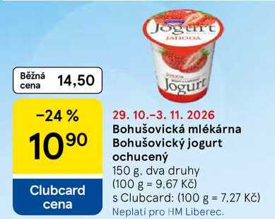Bohušovická mlékárna Bohušovický jogurt, 150 g
