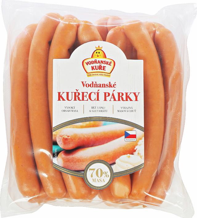 Vodňanská drůbež Vodňanské kuř. párky