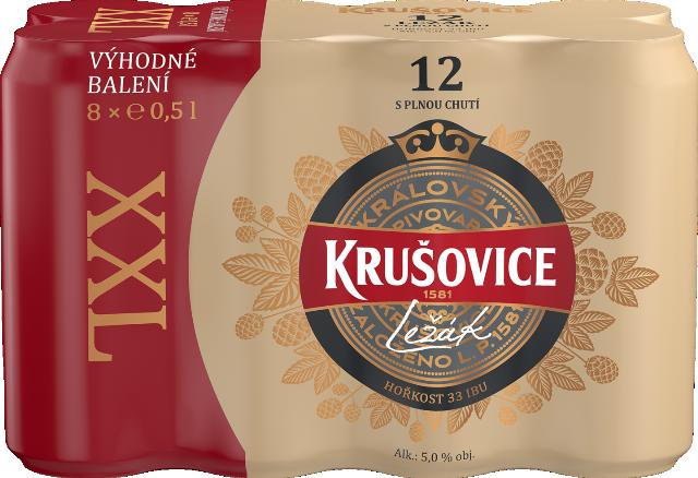 Krušovice 12 Pivo světlý ležák