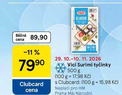 Vici Surimi tyčinky, 500 g  