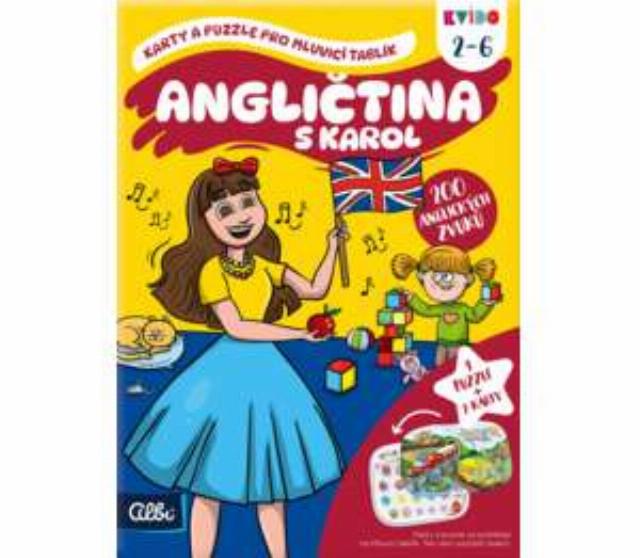 Albi Karty a puzzle pro mluvící tablík - Angličtina s Karol