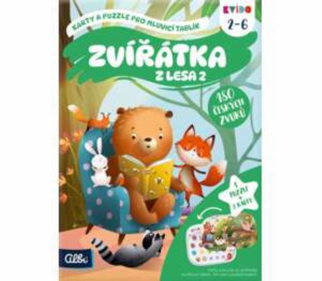 Albi Karty a puzzle pro mluvící tablík - Lesní zvířátka
