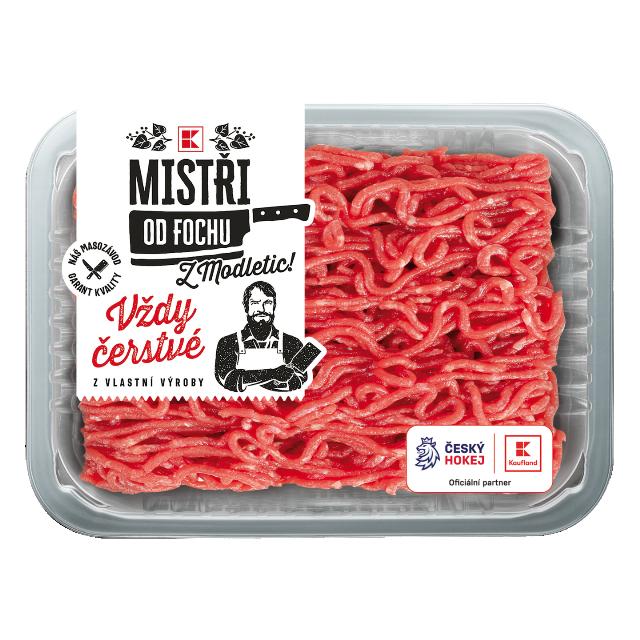 K-Mistři od fochu Hovězí mleté maso z mladého býka