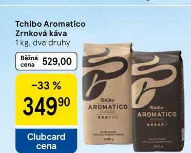 Tchibo Aromatico Zrnková káva, 1 kg, dva druhy