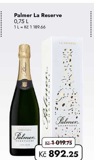 Palmer La Reserve 0,75 L