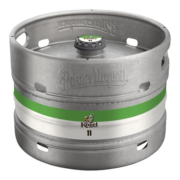 Velkopopovický Kozel 11, světlý ležák, KEG