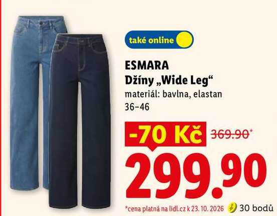 ESMARA Džíny,,Wide Leg❝ 