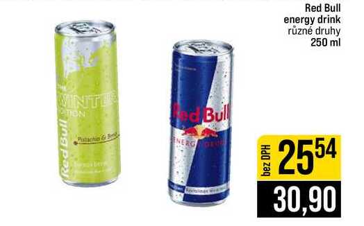 Red Bull energy drink různé druhy 250 ml 