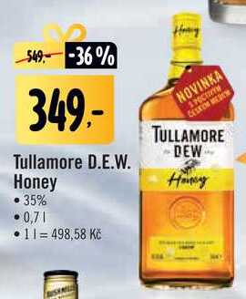 Tullamore D.E.W. Honey 35%, 0,7 l