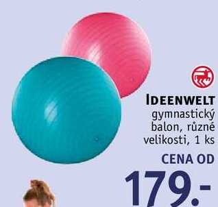 IDEENWELT gymnastický balon, různé velikosti, 1 ks