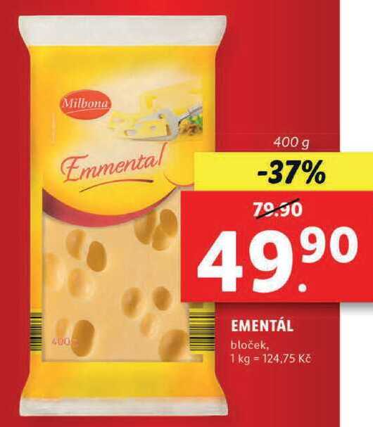 EMENTAL bloček, 400 g