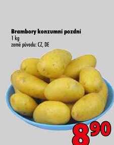 Konzumní brambory 1kg