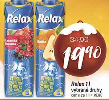 Relax 1l vybrané druhy