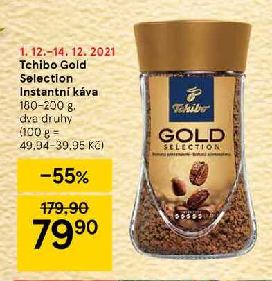 Tchibo Gold Selection Instantní káva 180-200 g