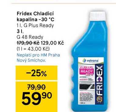 Fridex Chladici kapalina -30 °C 1 l
