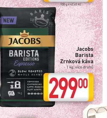 Jacobs Barista Zrnková káva 1 kg. více druhů 