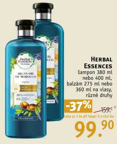 HERBAL ESSENCES šampon na vlasy 380 ml nebo 400 ml 