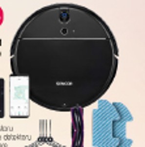 Robotický vysavač 2v1 Active AllFloor CAMERA WiFi SENCOR SRV 8550BK