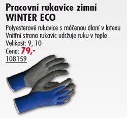 Pracovní rukavice zimní WINTER ECO