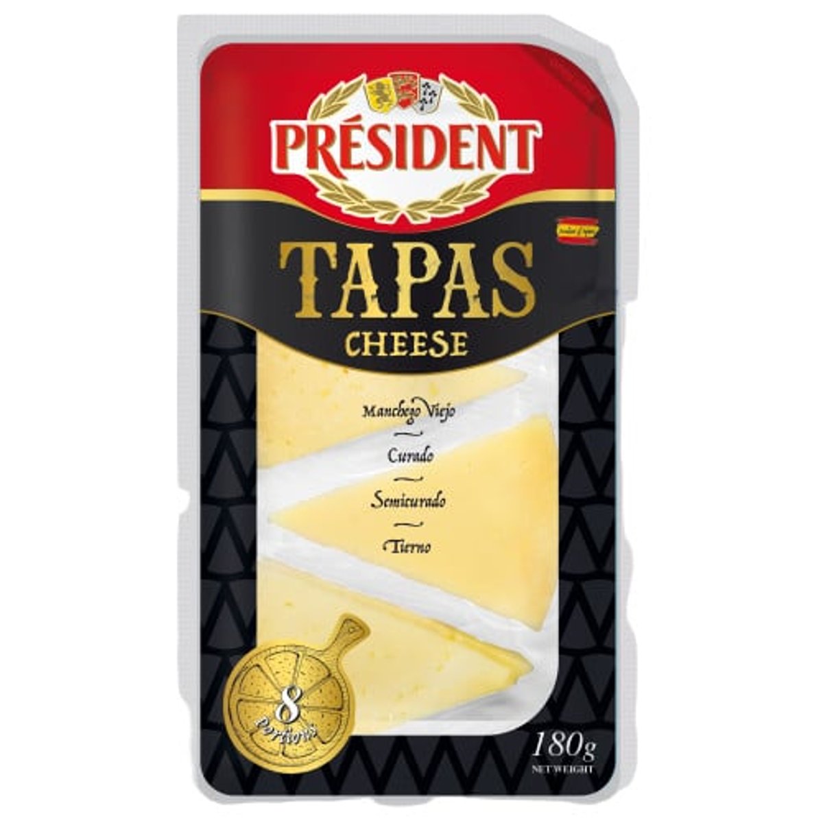 Président Tapas výběr španělských sýrů